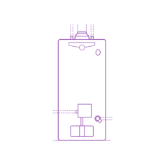 Fixtures Hot Water Heater Rheem Performance Platinum Gas Water Heater 50 Gallon Laser Cut Svg File, Free Vectors File